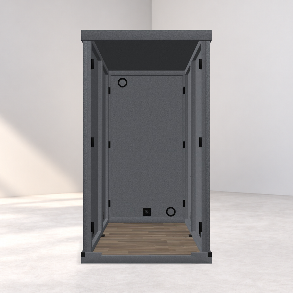 LA Vocal Booths 4x8 Basic interior without acoustics, lighting or power package