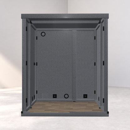 LA Vocal Booths 6x6 Basic interior without acoustics, lighting or power package