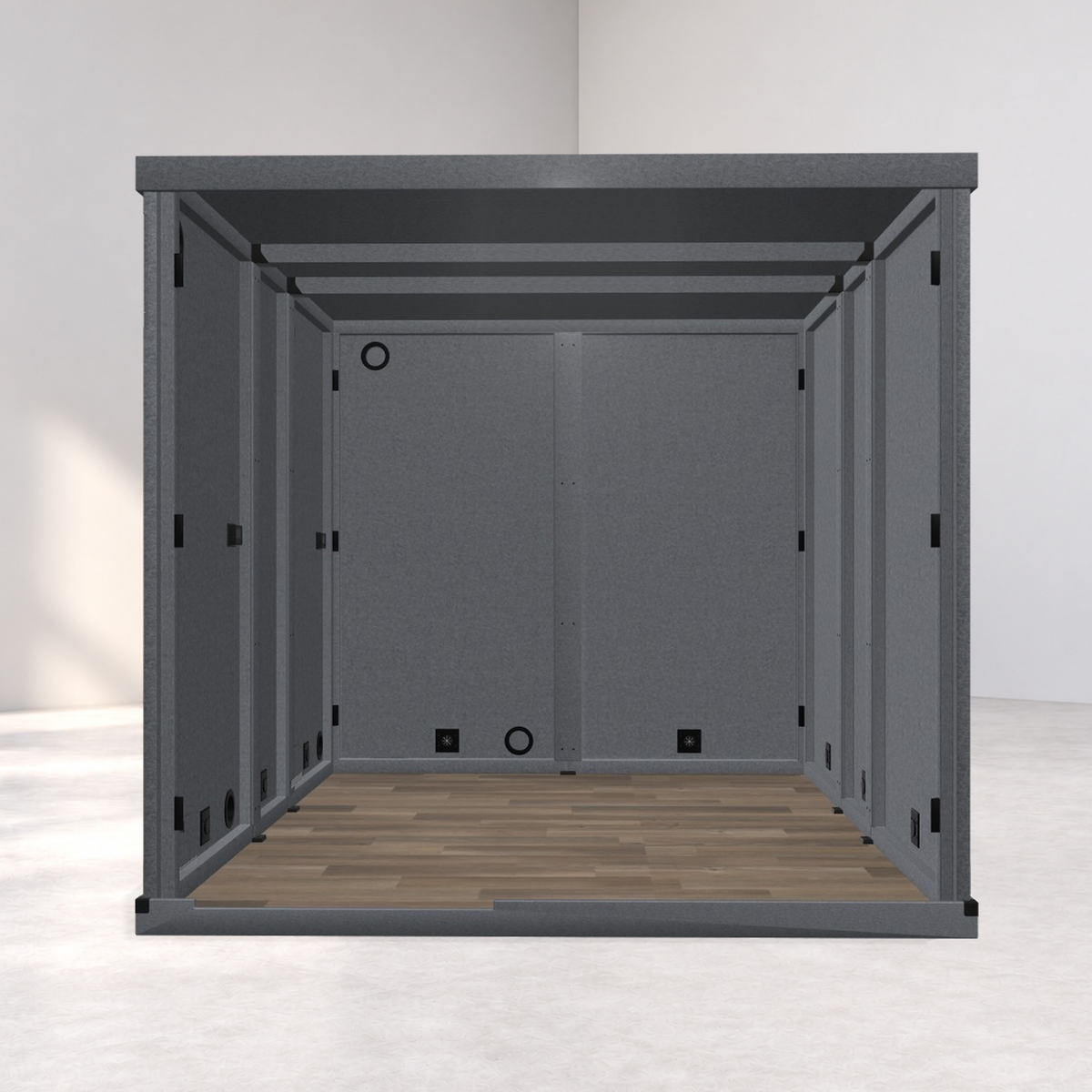 LA Vocal Booths 8x10 Basic interior without acoustics, lighting or power package