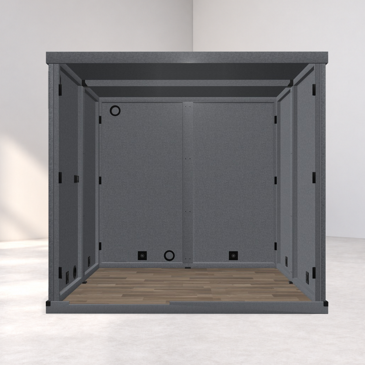 LA Vocal Booths 8x8 Basic interior without acoustics, lighting or power package