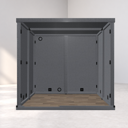 LA Vocal Booths 8x8 Basic interior without acoustics, lighting or power package
